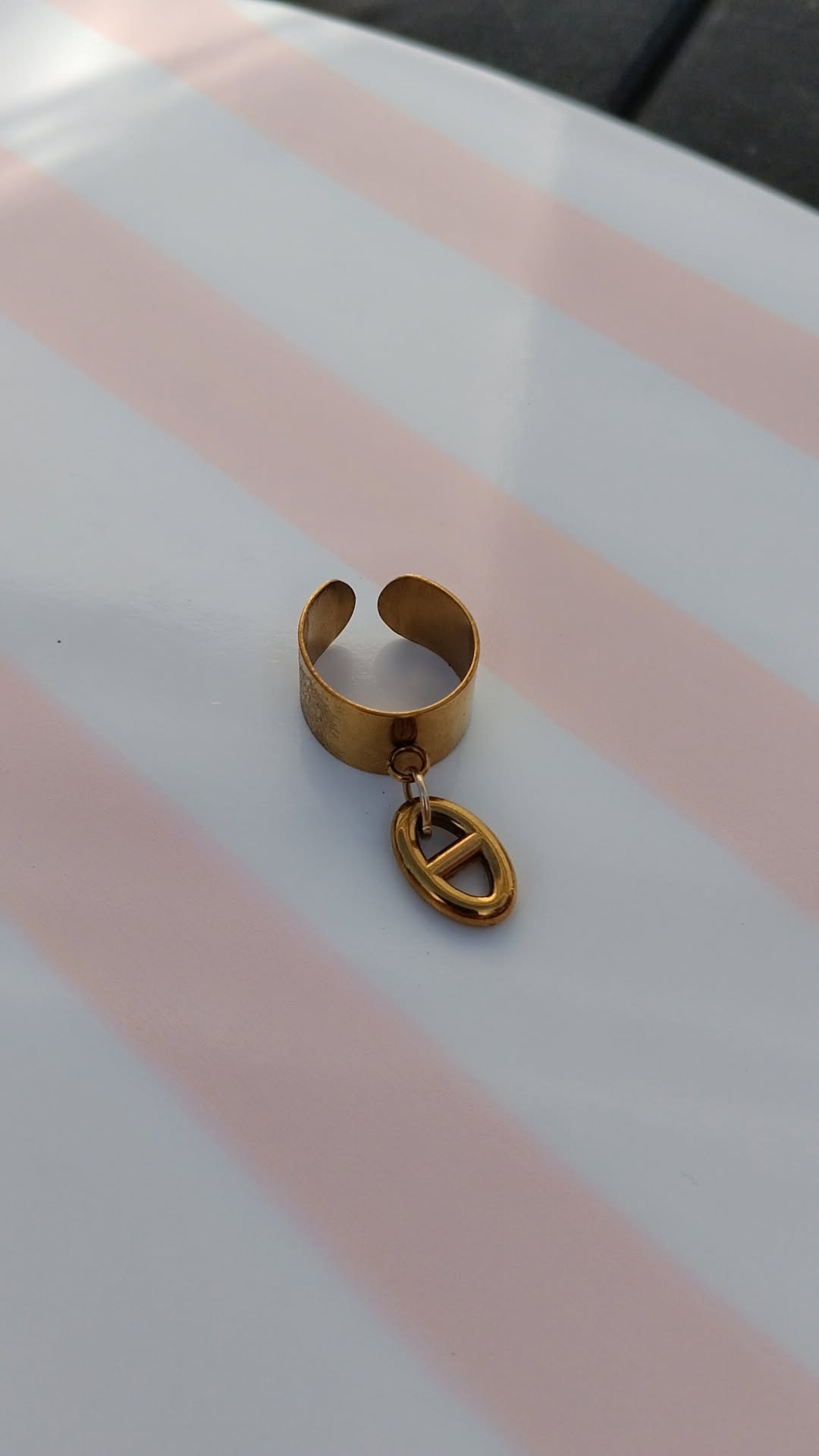 Bague maille marine